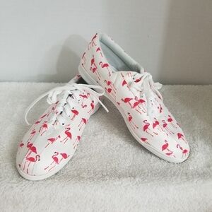 Easy Spirit Pink Flamingo Tennis Shoes